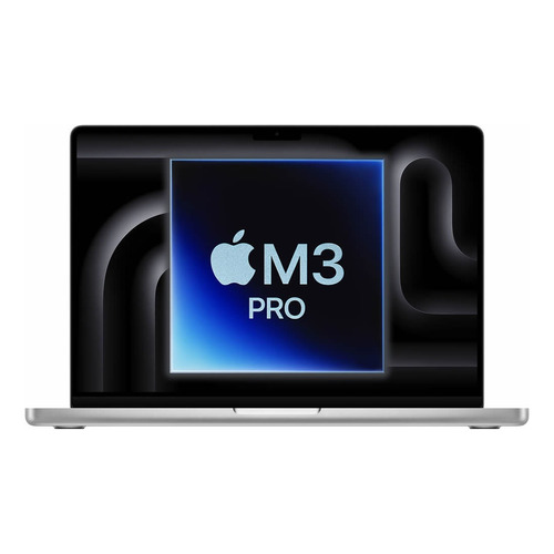 MacBook Pro MacBook Pro 14" M3 Pro silver 14", Apple M3 M3 Pro  18GB de RAM 512GB SSD, Apple (14-Core) 120 Hz 3024x1964px macOS