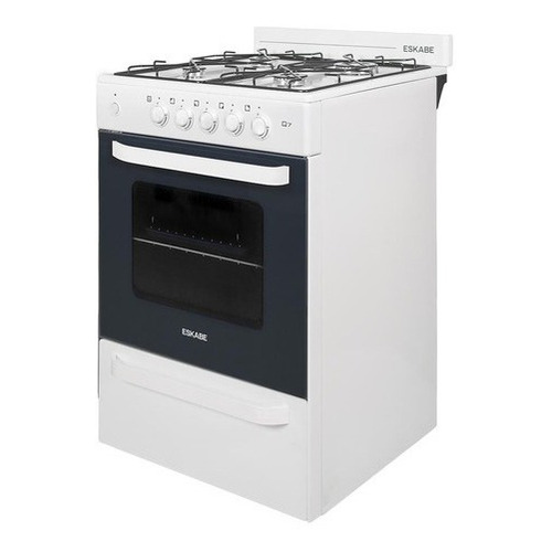 Cocina A Gas Eskabe Línea Q 57cm Co Q7 B Ceramic Blue Color Blanco Tipo de conexión Multigas