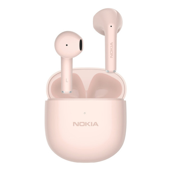 Auriculares in-ear inalámbricos Nokia Essential True Wireless E3110 rosa con luz LED