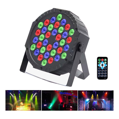 Luz de escenario LED tacho par Genérica 36LEDS 110V/220V luces color rgb