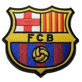 1 X Fc Barcelona Futbol Futbol Futbol Ironon Bordado Parche 