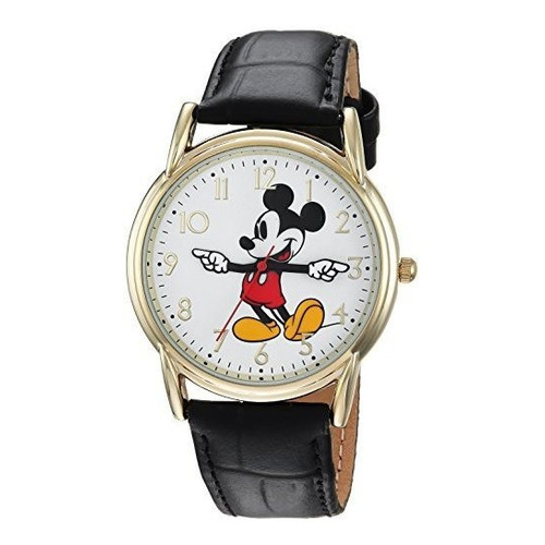 Reloj Casual De Cuarzo De Metal Mickey Mouse De Disney Par