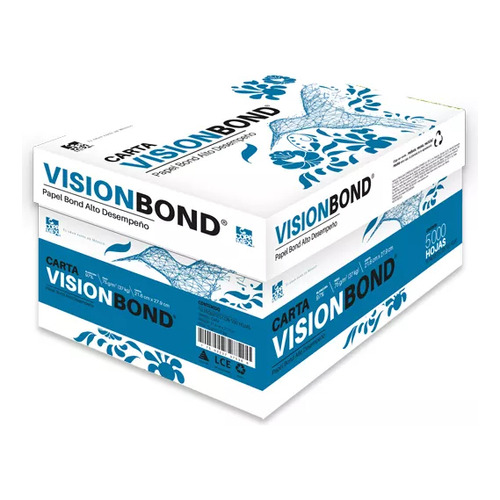 Papel Cortado Vision Oficio Bond 75grs C/5000 /v