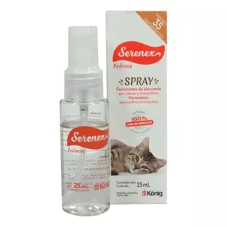 Serenex Spray 25ml Para Gatos Konig