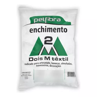 Enchimento Fibra Siliconada Oca Sintética 2m 1kg - Pet