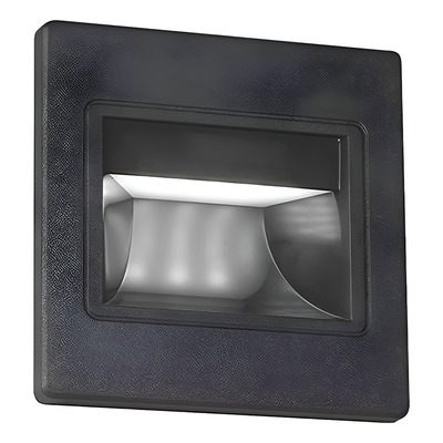 Embutido Pared Ideal Escalera Web Led Negro Exterior Deco Negro