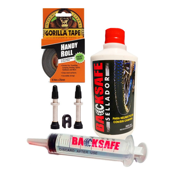 Kit Para Tubelizar + Líquido Antipinchadura Backsafe 500ml.