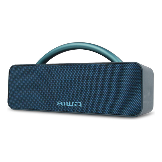 Parlante Aiwa Boombox Aws80bt-bl Portátil Bluetooth Color Azul