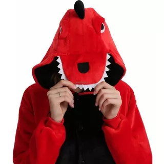 Kigurumi Dinosaurio Pijama Mameluco Disfraz Moda Kawaii 