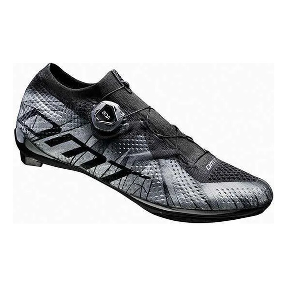 Zapatilla Ciclismo Ruta Dmt Kr1 Negro Suela En Carbono