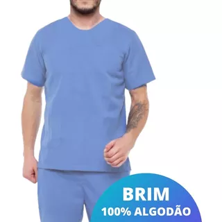 Pijama Cirúrgico Scrub Hospitalar Masculino Estágio Medicina