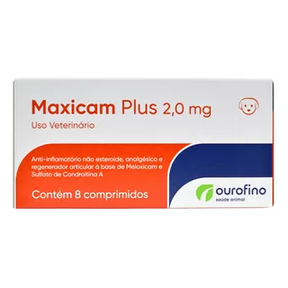Maxicam Plus 2,0mg C/ 8 Comprimidos