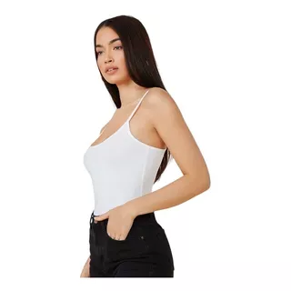  Polera Top De Mujer Sin Mangas Fibra Bambú 