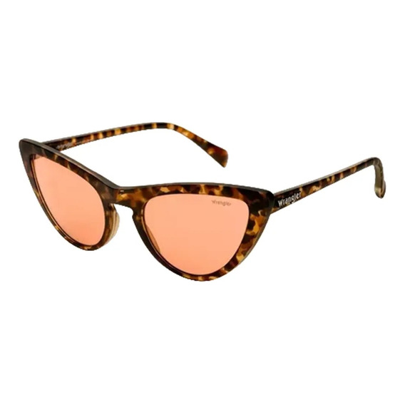 Lentes Gafas De Sol Wrangler Color Rosa Con Marron 6131-003