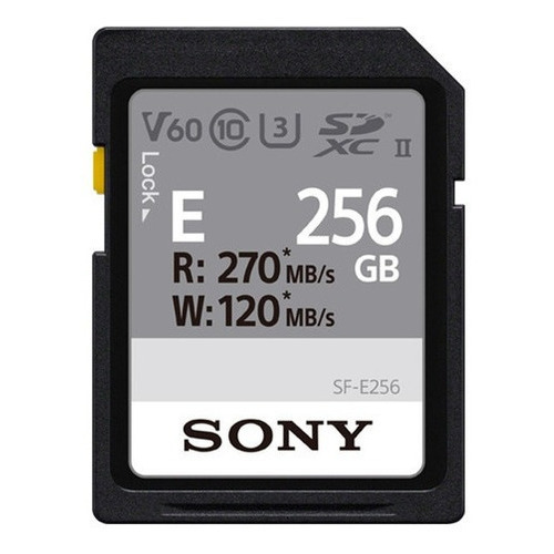 Tarjeta De Memoria Sony Sd Uhs-ii 256 Gb Sf-e256 Para Camara