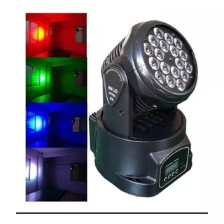 Cabezal Movil 18 Led Wash Rgbw Dmx Robot Fiestas Dj Spot