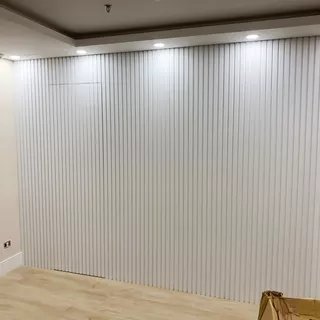 Ripado De Parede Painel Sala Mdf Laminado 1,45m X 2,70m