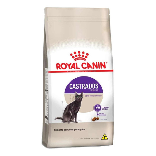 Alimento Royal Canin Feline Health Nutrition Sterilised 37 para gato adulto sabor mix en bolsa de 400g