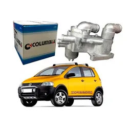  Carcaça Termostatica Aluminio Crossfox 1.6 8v 2011 A 2014