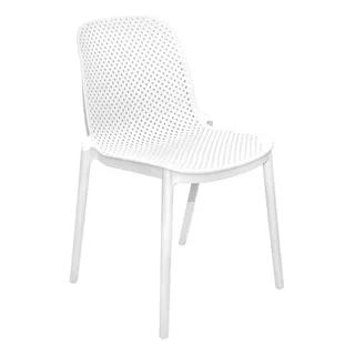 Silla Berlin S/posabrazos Blanca Pica