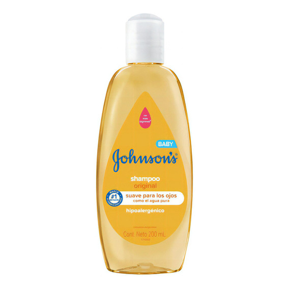 Shampoo Jonhson Baby 200ml Original Bebe