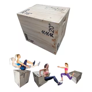 Caja Plyometrica Gde / Crossfit  Saltos Cajón Plyometric Box