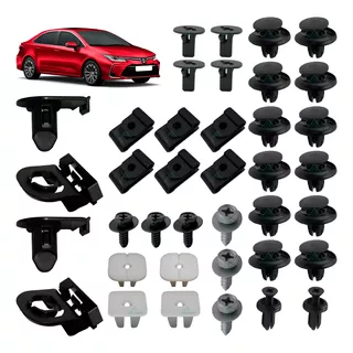 Kit 40 Presilha Grampo Parabarro P/ Toyota Corolla 2020/2023