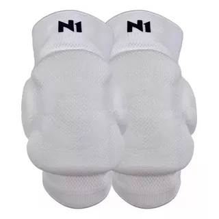 Joelheira Vôlei Profissional Knit 3d Spry N1 Sport Cor Branco Tamanho G