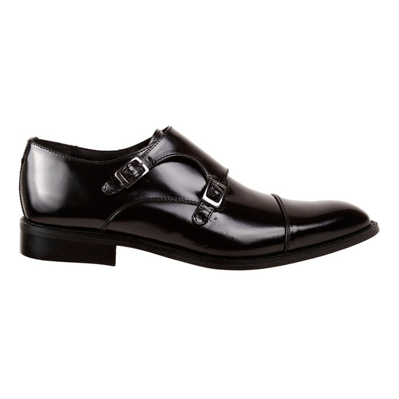 Zapatos Vestir Evolución Hombre Doble Evilla 62830 Negro. 