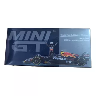 Mini Gt Red Bull Rb18 #11 Sergio Pérez 2022 Mónaco Winner 