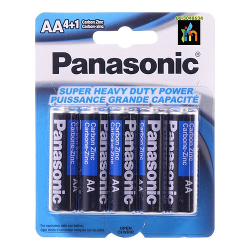 Pilas Doble Aa Panasonic Originales Baterías Alkalina