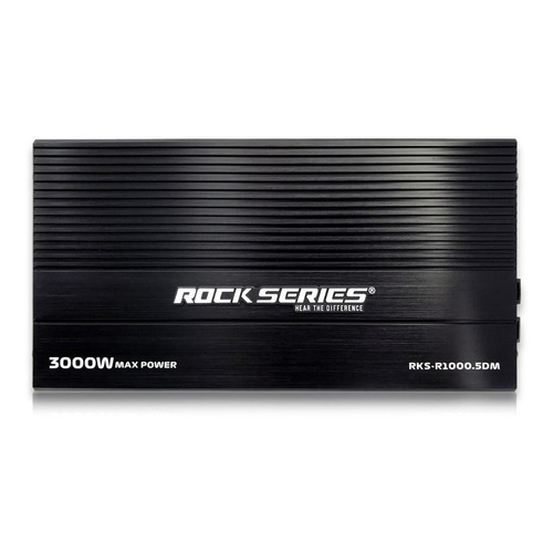 Amplificador Clased 5canales Rock Series Rks-r1000.5dm 3000w Color Negro