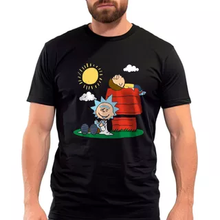 Playera Ricky & Morty Peanuts