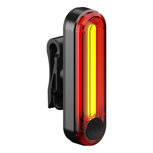 Luz Bicicletas Tracera Led Usb Recargable 50 Lumens Lelumia Color Negro