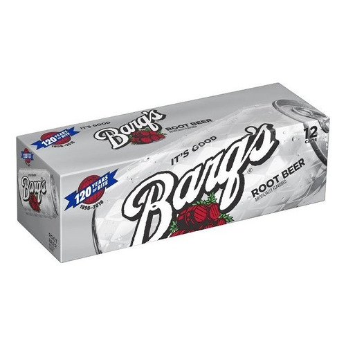 Refresco Cerveza De Raiz Barqs Root Beer 12 Pack 355ml