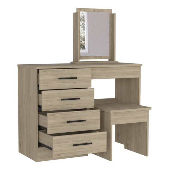 Mueble De Tocador Kaia - Rovere / Blanco Marquez