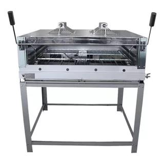 Forno A Gas Com Gratinador Roma Inox Firiv90