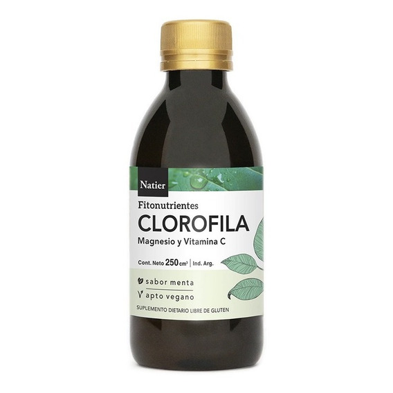 Natier Clorofila Liquida Magnesio Y Vitamina C X 250 Ml