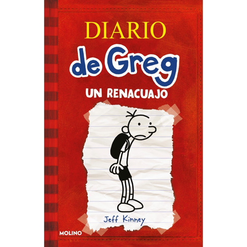 Diario de Greg 1, de Jeff Kinney. Editorial Molino, tapa blanda en español, 2021