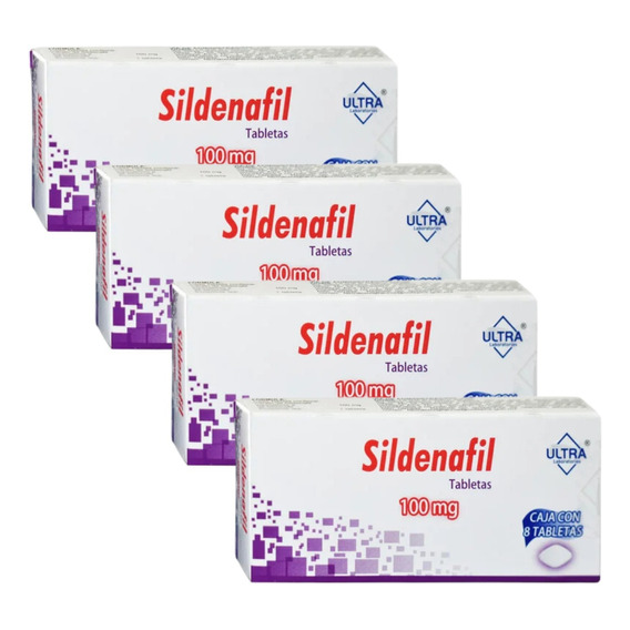 Sildenafil 100 Mg Ultra 32 Tabletas Pack Genérico De Viagra