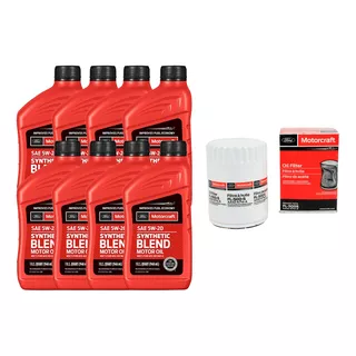 Kit Mantención Ford F150 5.0 Motorcraft Filtro Aceite+aceite