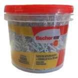 Tarugo Fischer Sa6 + Tornillo 4.5×35 Balde X 1000 Con Tope