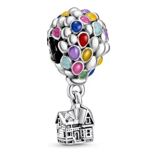 Charm Pandora Casa Y Globos Up De Disney Plata Ale S925