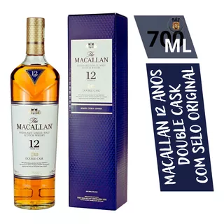 Whisky Macallan 12 Anos Double Cask Com Selo E Caixa 700 Ml