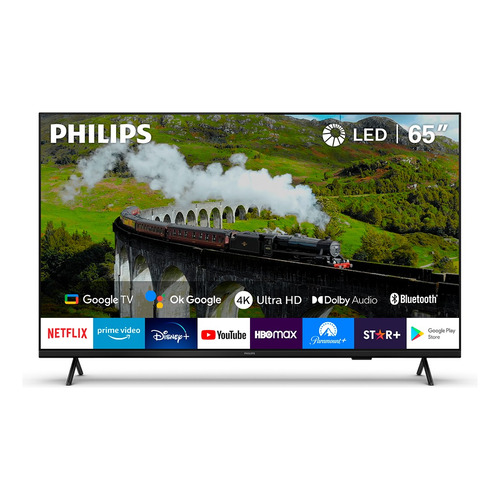 Smart Tv Philips 4k Uhd 65pud7408 65 Google Tv