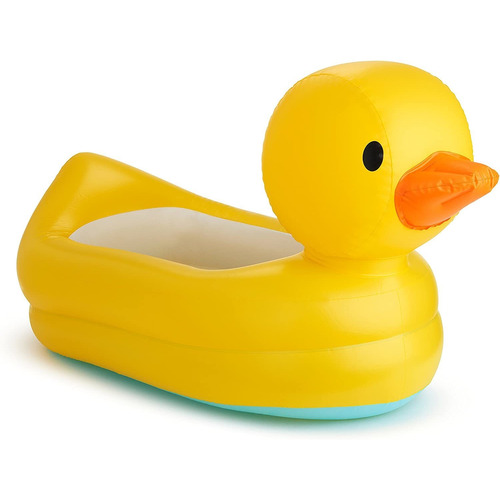 Bañera inflable Munchkin Duck para bebé de más de 6 meses, color amarillo
