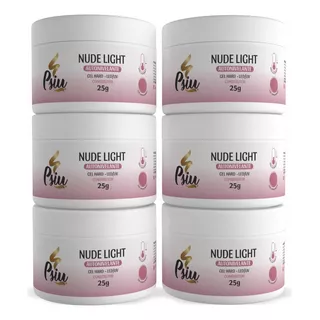 Psiu Kit Gel Nude Light 25g - Leve 6 Pague 5