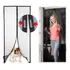 Cortina Mosquitera Magic Mesh Puerta Mosquitos Anti Moscas ® Color Negro