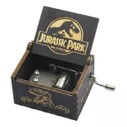  Caja Musical Madera  -  Jurassic Park
