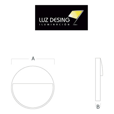 Aplique Pared Exterior Vk-walk R Led 6w Diseño Moderno Vk  